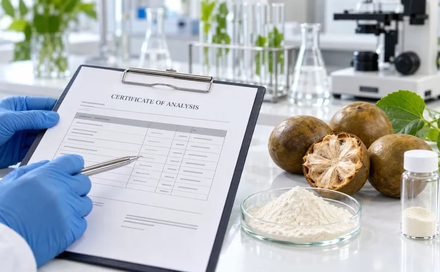 How to Read a Monk Fruit Extract Certificate of Analysis (COA)